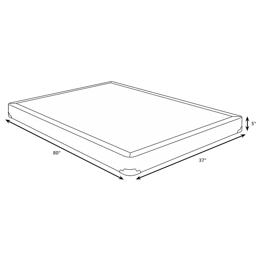 Mercer 5-inch Twin XL Low Profile Box Spring Foundation by Unique Piece Furniture