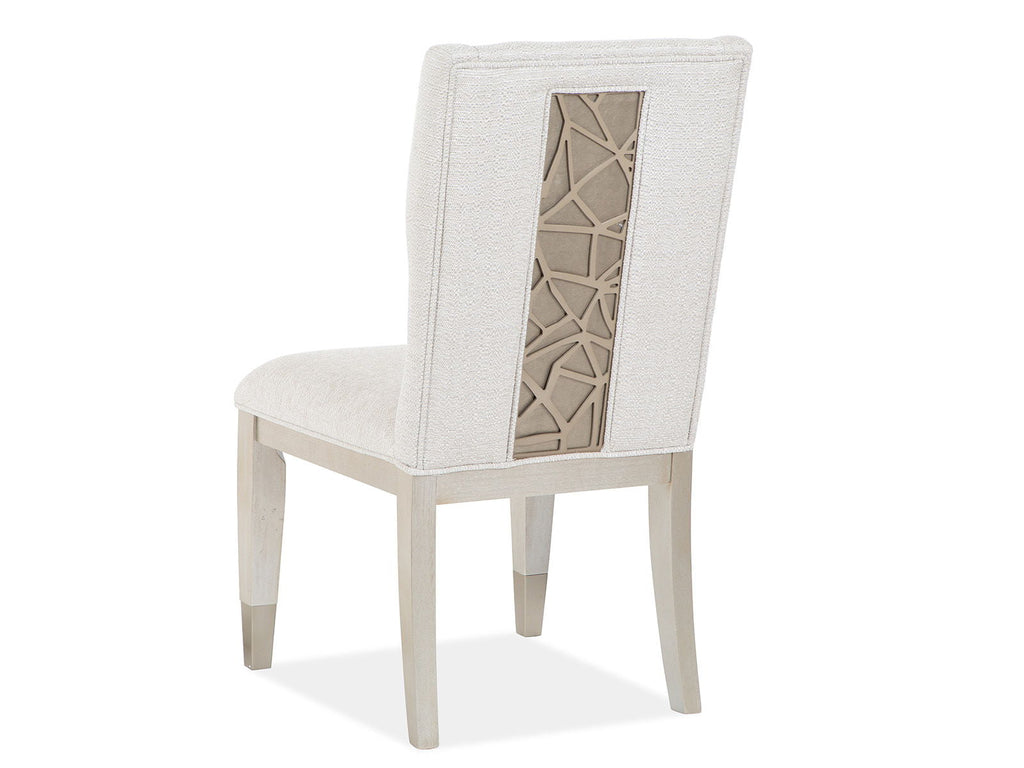 Lenox - Upholstered Host Side Chair (Set of 2) - Warm Silver by Unique Piece Furniture