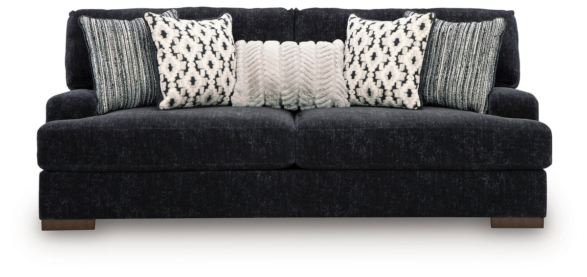 Whitmore Manor - Sofa - Black Pearl by Unique Piece Furniture