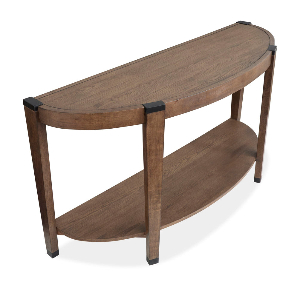 Kaysen - Demilune Sofa Table - Wallaby by Unique Piece Furniture