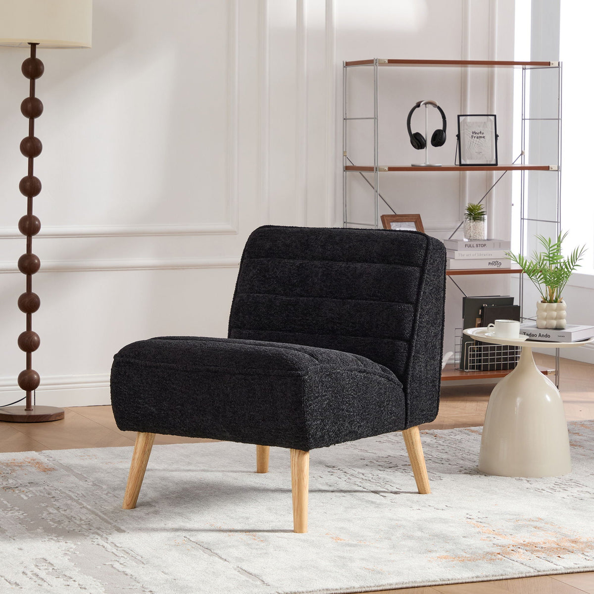 Upholstered Armless Accent Chair by Unique Piece Furniture