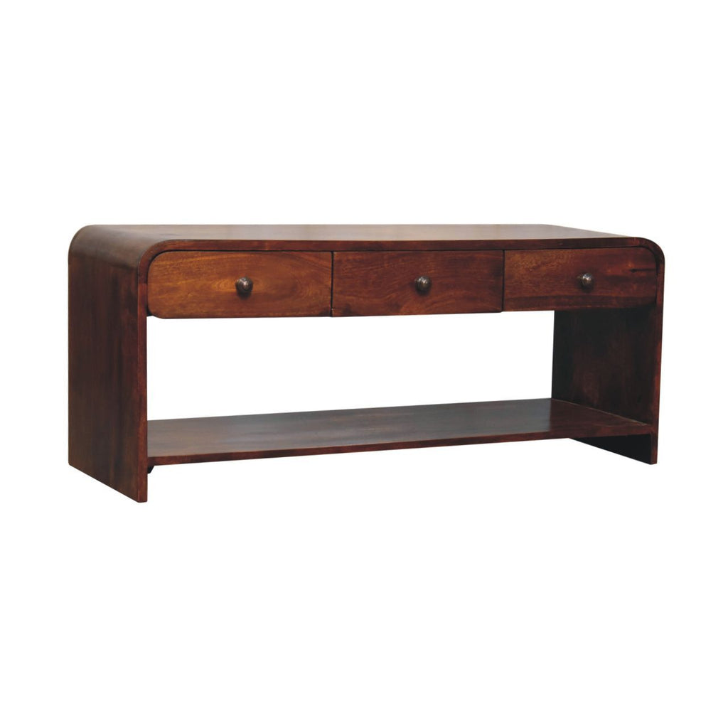 Aspen - Slim Media Unit - Dark Brown by Unique Piece Furniture