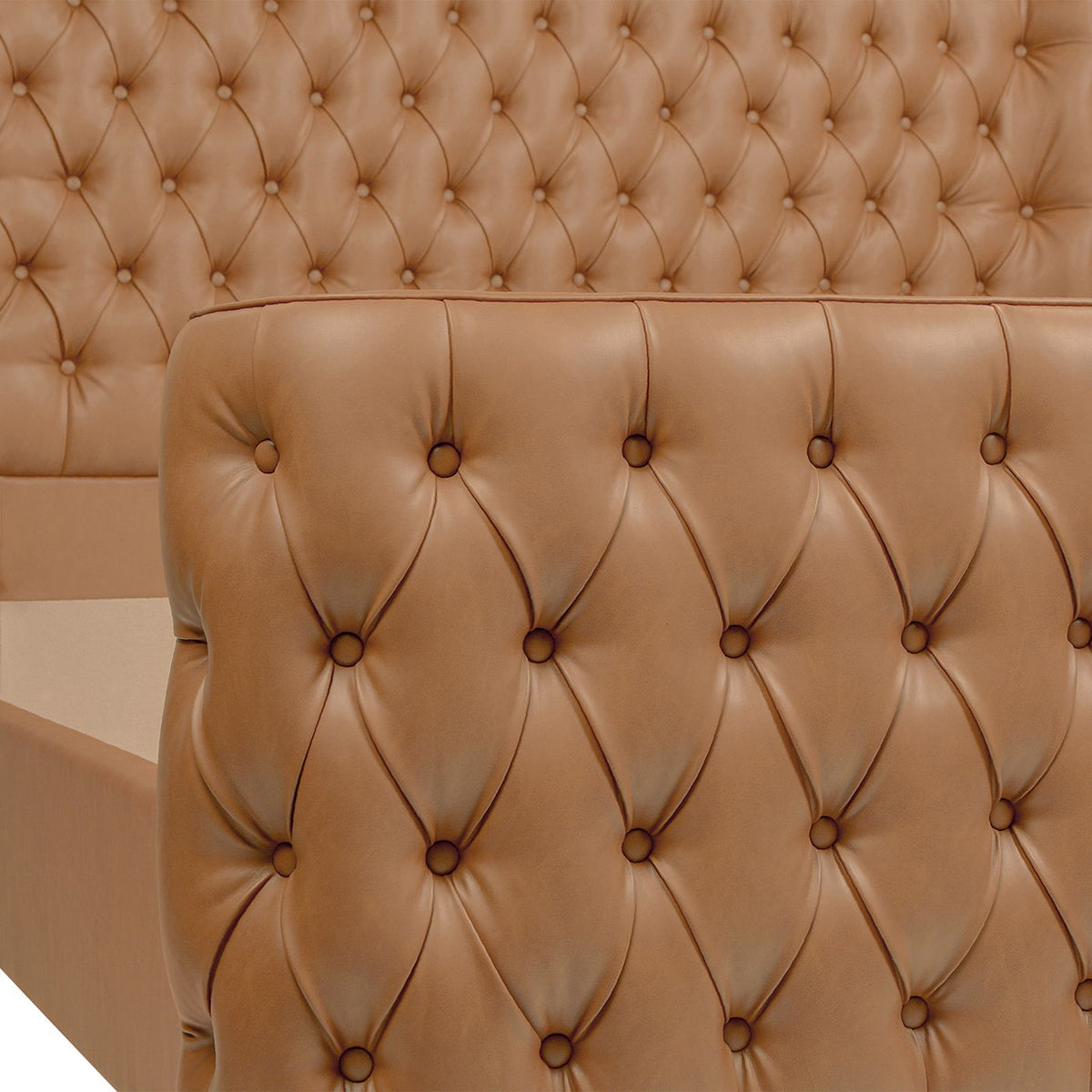 Brooklyn - Tufted Panel Bed Headboard And Footboard Set by Unique Piece Furniture