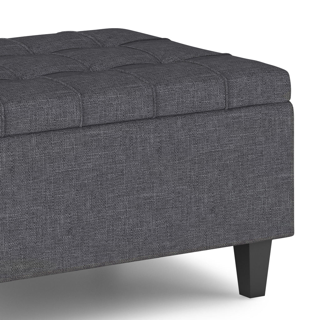 Harrison - Upholstered Coffee Table Storage Ottoman by Unique Piece Furniture