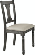 Wallace - Side Chair (Set of 2) - Tan / Weathered Gray by Unique Piece Furniture