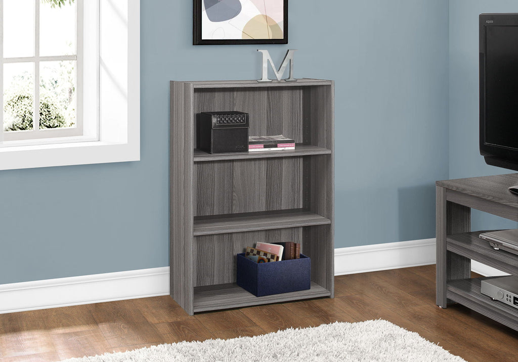Bookshelf, Bookcase, 4 Tier, For Office, Transitional by Unique Piece Furniture