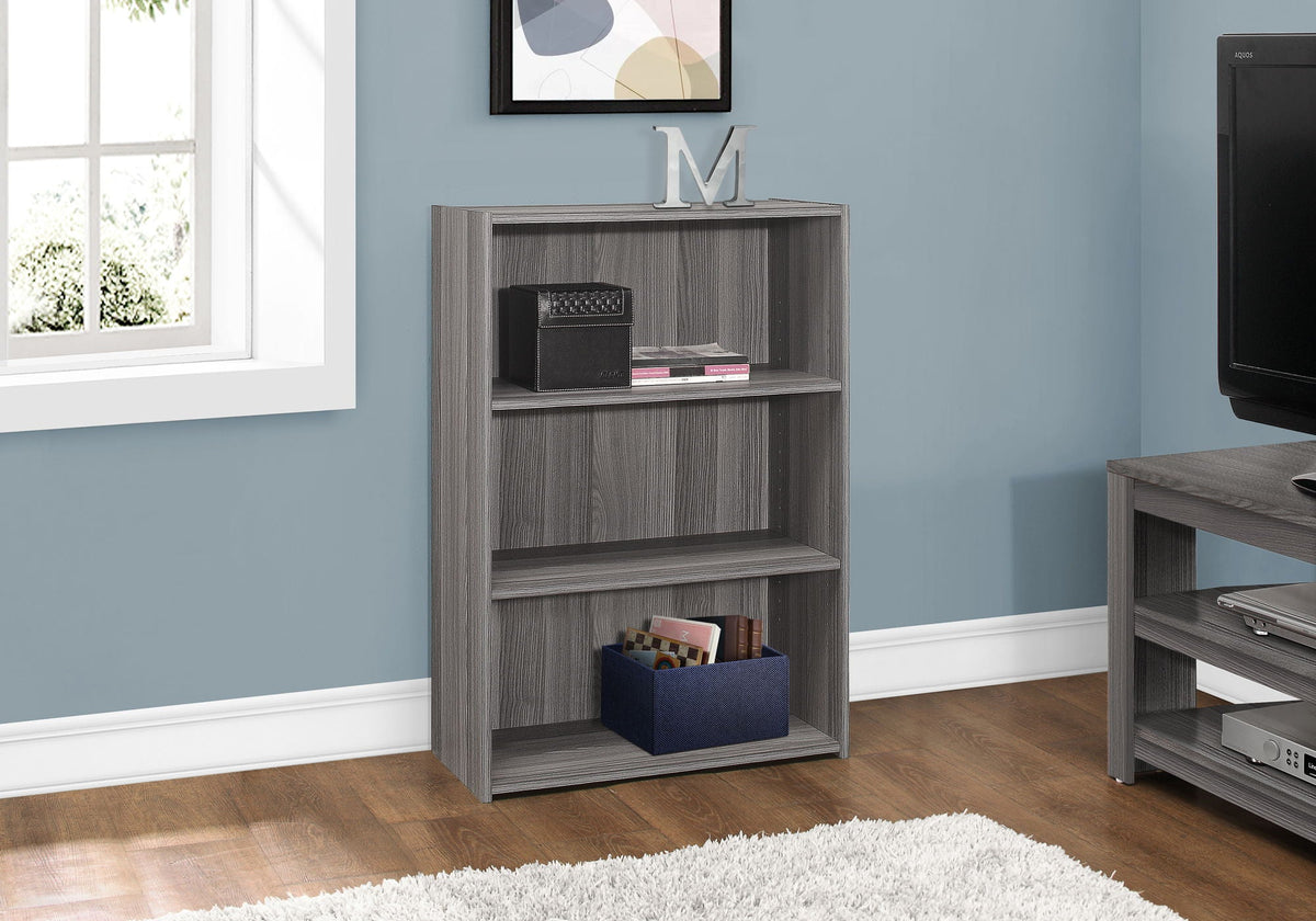 Bookshelf, Bookcase, 4 Tier, For Office, Transitional by Unique Piece Furniture