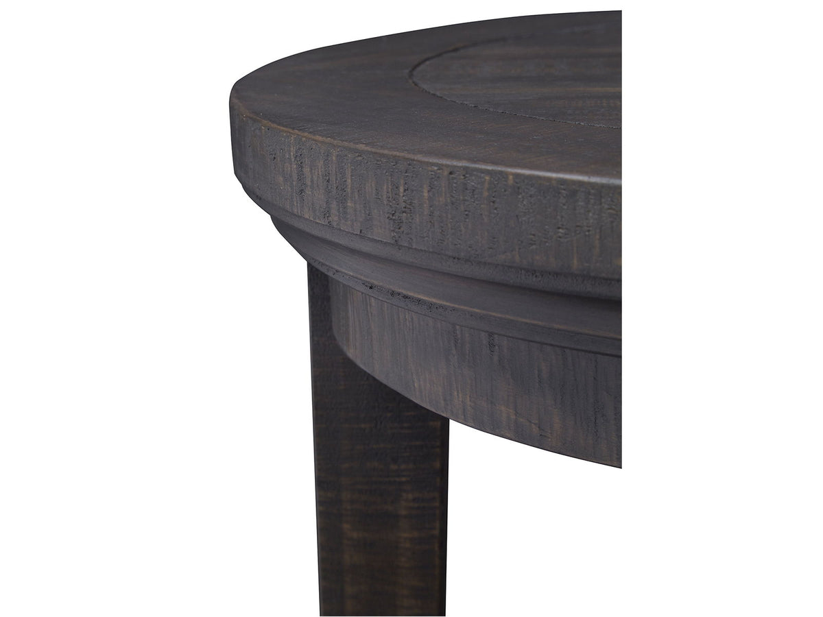 Westley Falls - Round Accent End Table - Graphite by Unique Piece Furniture