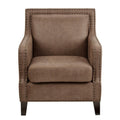 Shasta - Accent Chair With And Nail Buttons - Brown by Unique Piece Furniture