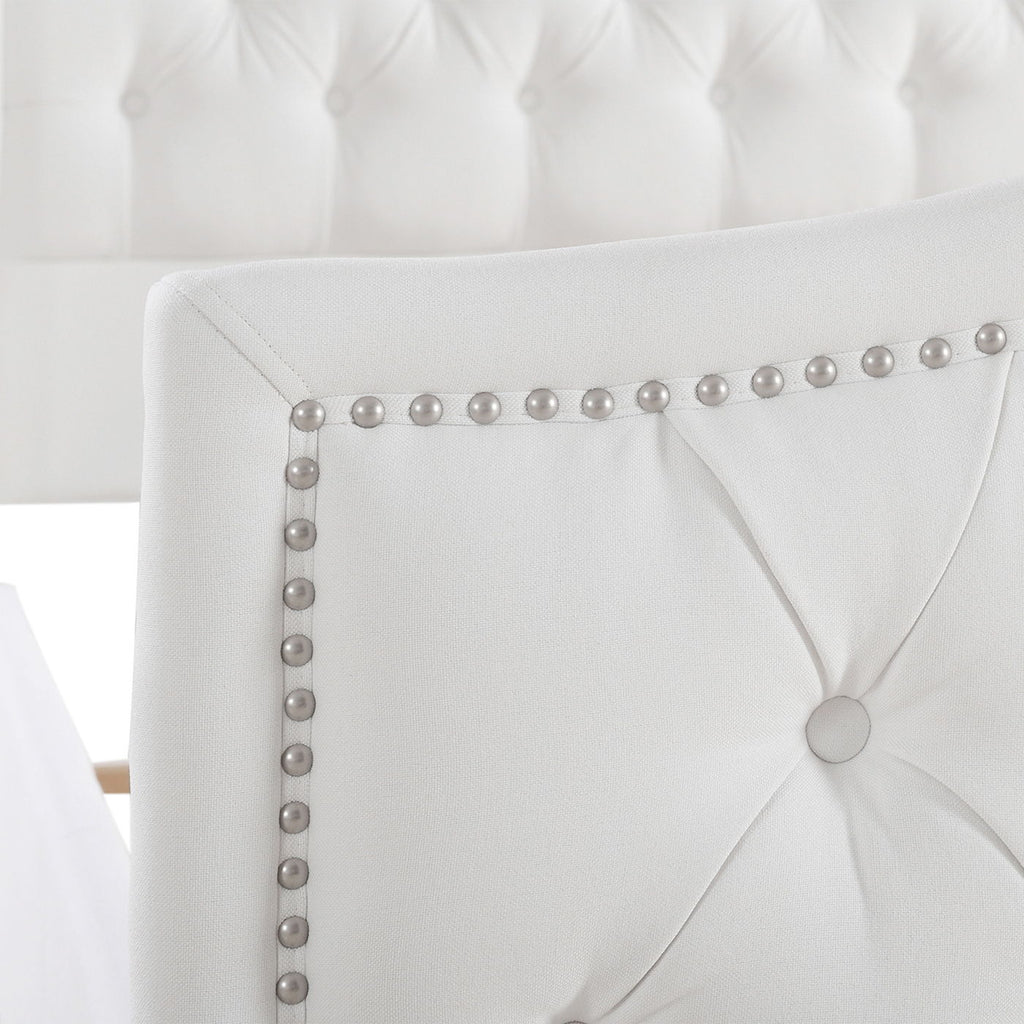 Marcella - Upholstered Shelter Headboard Bed Set by Unique Piece Furniture
