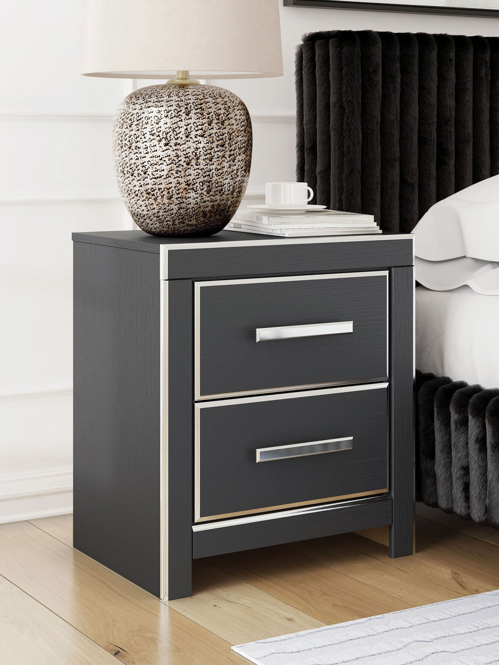Zuraleus - Two Drawer Night Stand by Unique Piece Furniture