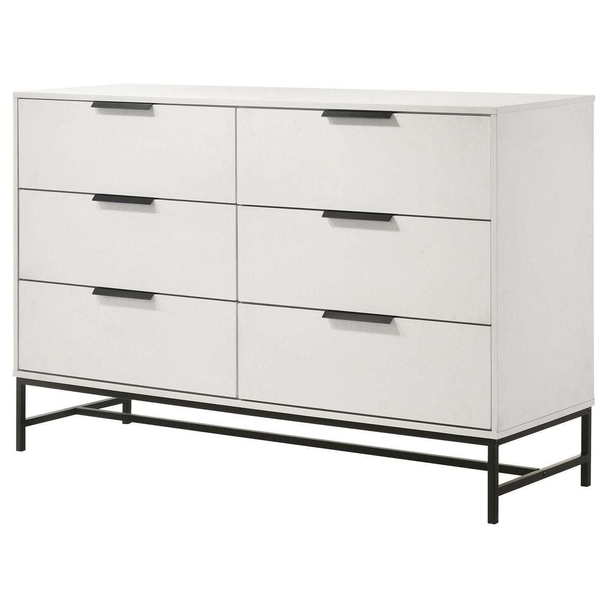 Sonora 6-drawer Bedroom Dresser White by Unique Piece Furniture