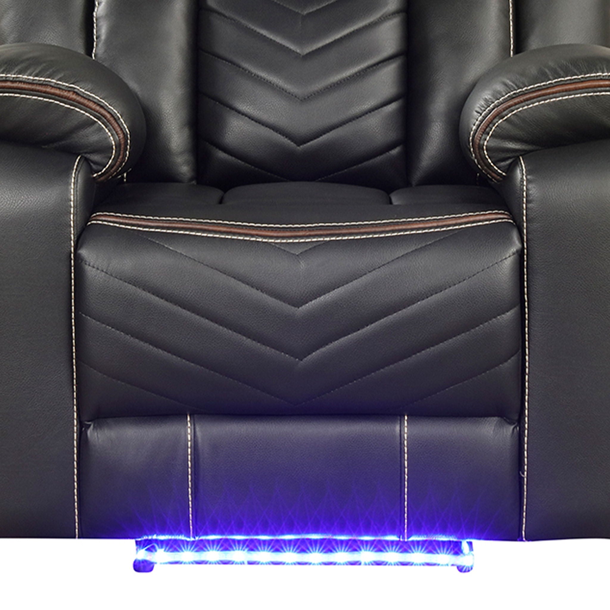 Challenger - LED Power Recliner Chair by Unique Piece Furniture