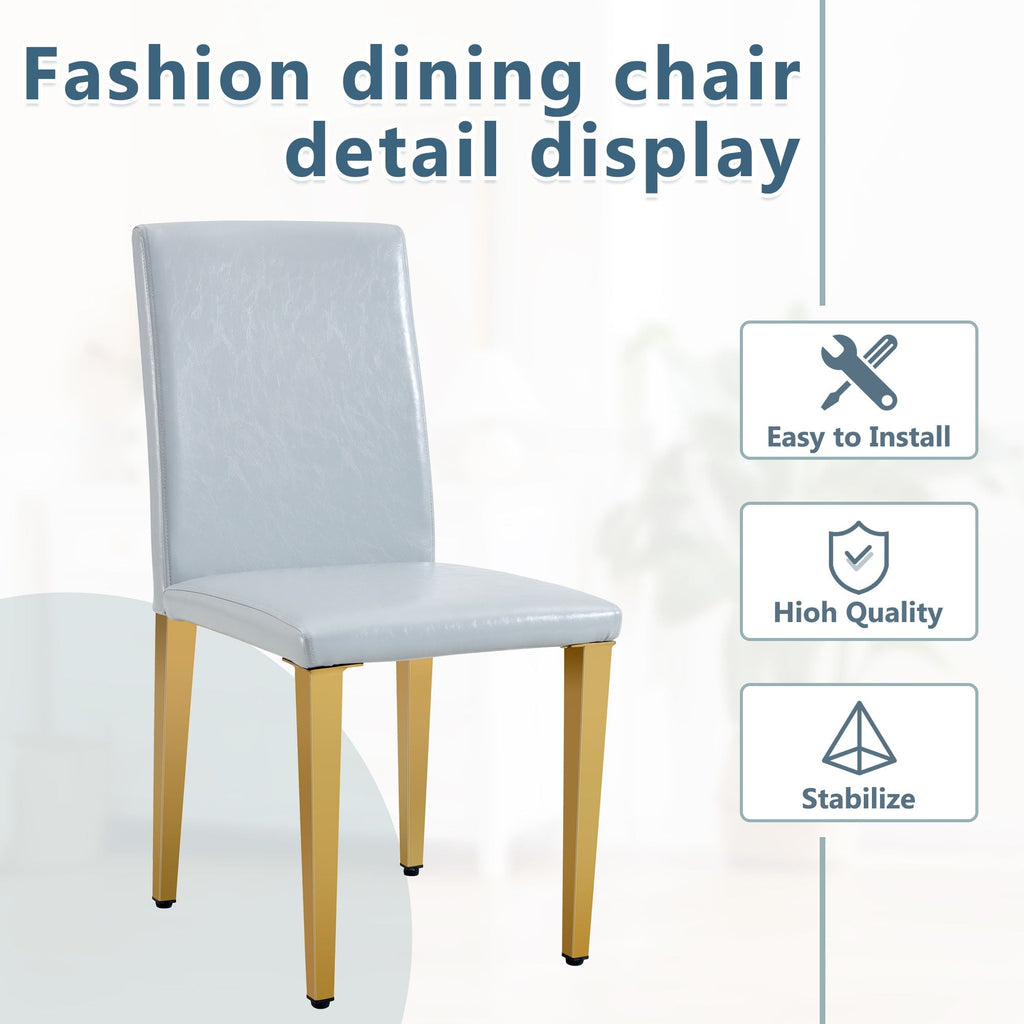 Modern Dining Chairs With Metal Legs by Unique Piece Furniture