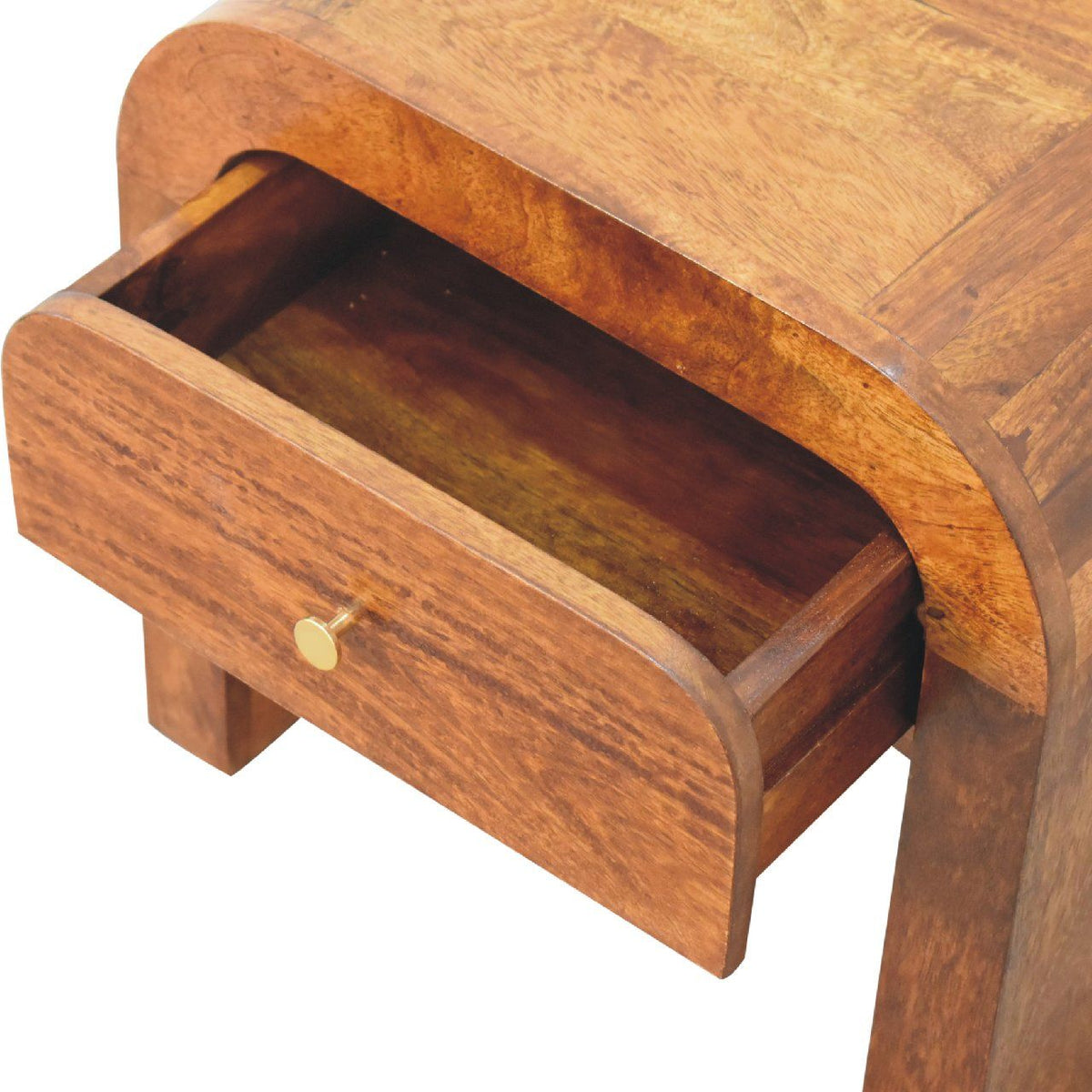 Mini Darcy - Nightstand With Curved Edges by Unique Piece Furniture