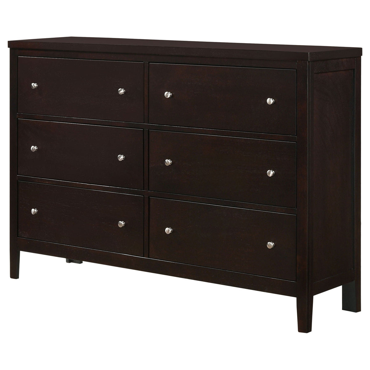 Carlton 6-drawer Dresser Cappuccino by Unique Piece Furniture