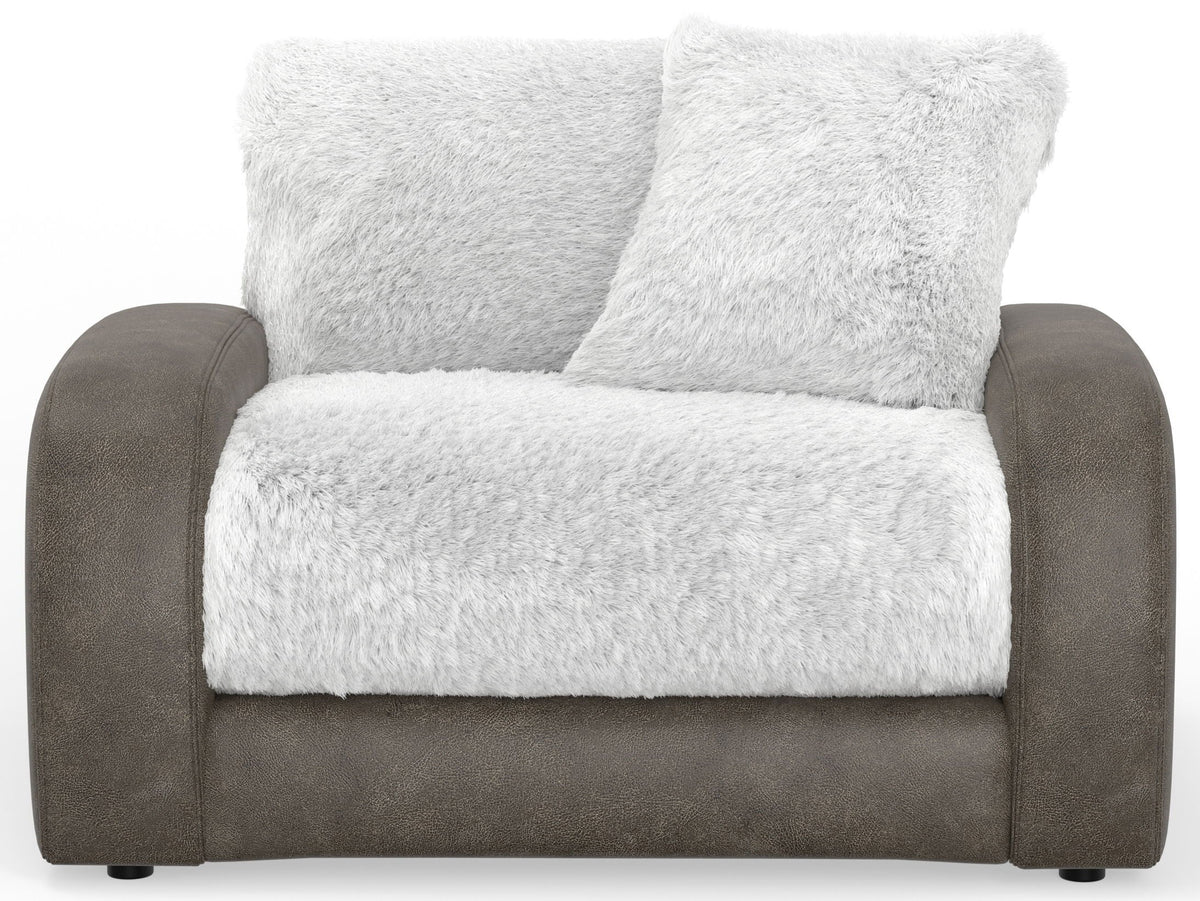 Snowball - Chair & 1/2 - Taupe by Unique Piece Furniture