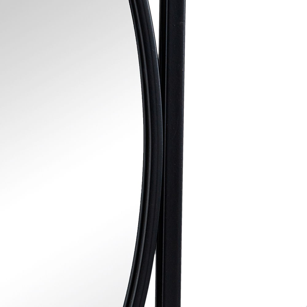 Rectangular Wall Mirrors With Frame, Home Decor For Living Room Bedroom Entryway - Black by Unique Piece Furniture