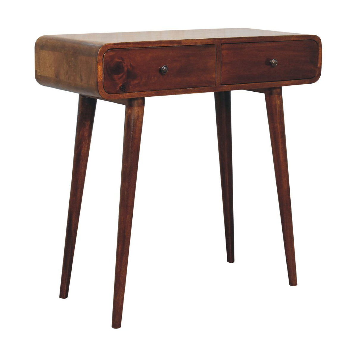 Curved Hallway Table - Chestnut by Unique Piece Furniture
