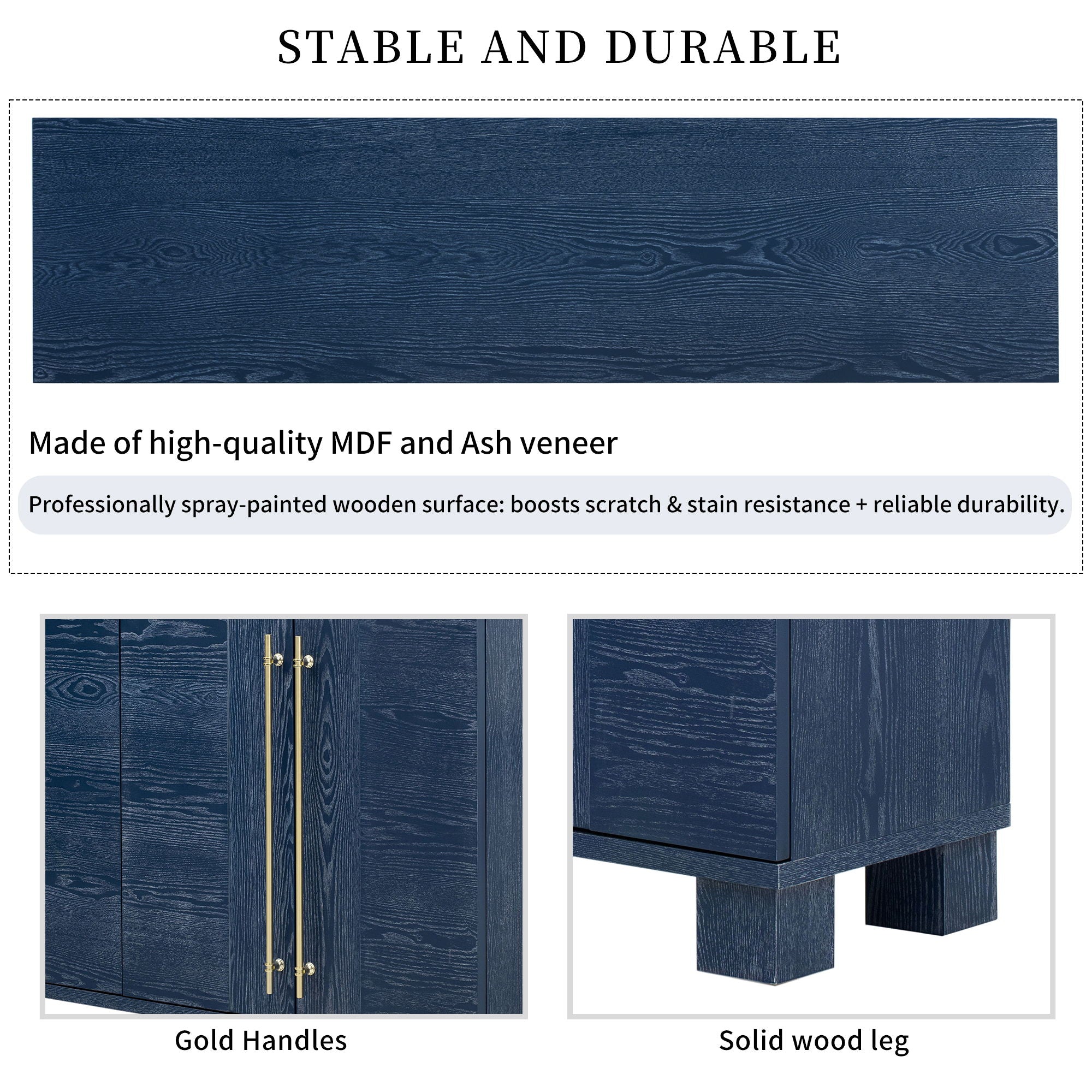 Sideboard With Adjustable Shelves by Unique Piece Furniture