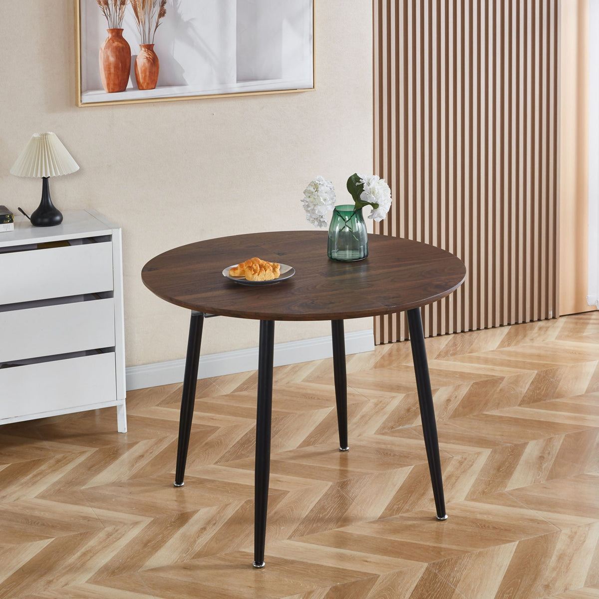 Extensible Table, Dining Table, Office Table, Coffee Table Metal Leg by Unique Piece Furniture