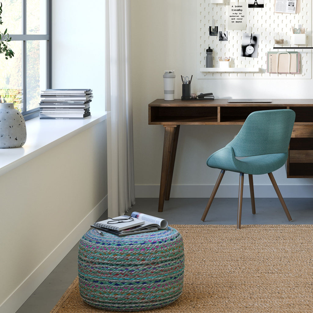 Margo - Handcrafted Round Pouf by Unique Piece Furniture