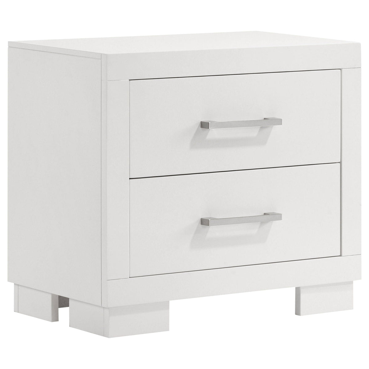 Jessica 2-drawer Nightstand Snow White by Unique Piece Furniture