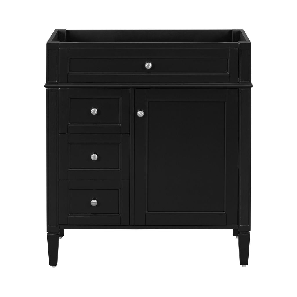 Bathroom Vanity With 2 Drawers And Tip-Out Drawer, Storage Cabinet by Unique Piece Furniture