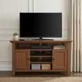 Amherst - TV Media Stand - Medium Saddle Brown by Unique Piece Furniture