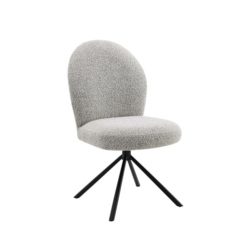 Side Chair With Swivel (Set of 2) - Gray by Unique Piece Furniture
