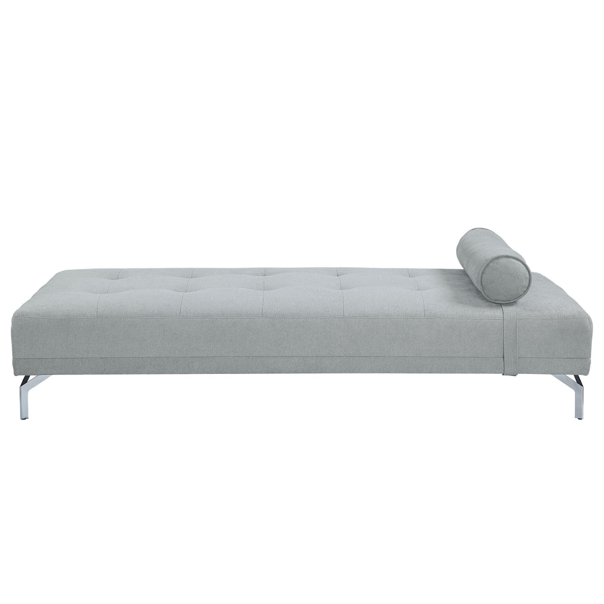 Quenti - Velvet Sofa Bed With Pillow - Gray by Unique Piece Furniture