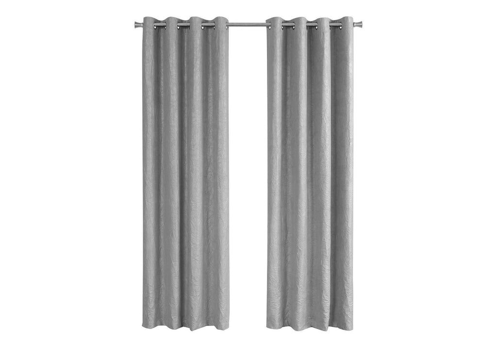 2 Pieces Set, Curtain Panel, Room Darkening, Grommet by Unique Piece Furniture
