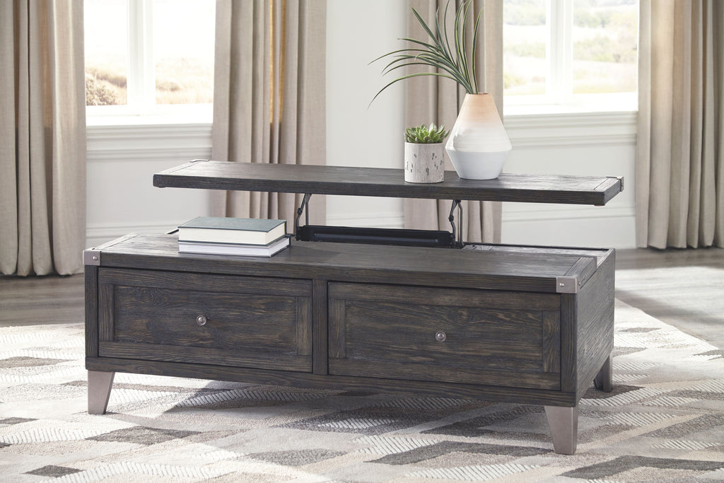 Todoe - Lift Top Cocktail Table - Dark Gray by Unique Piece Furniture