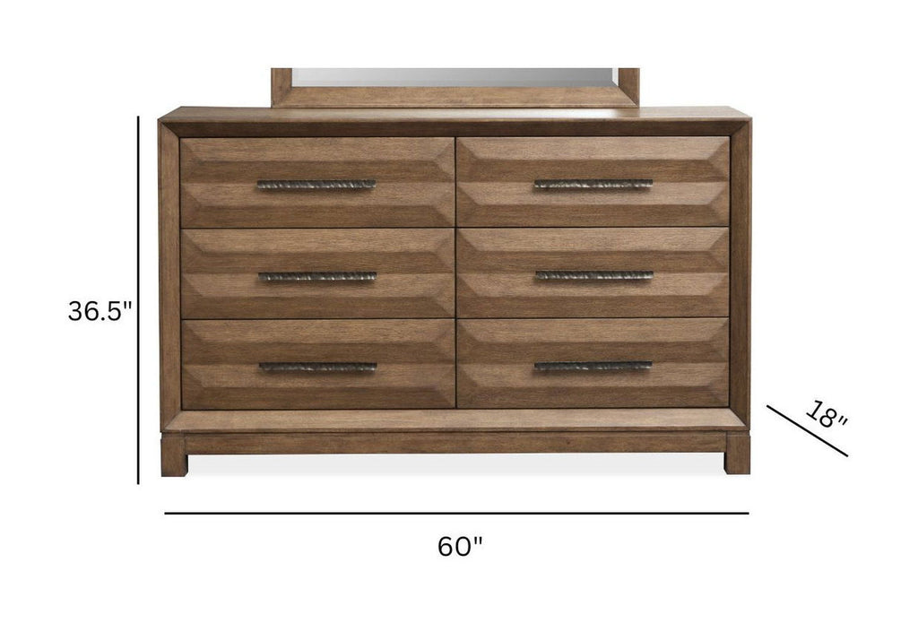 Callisto - Double Drawer Dresser by Unique Piece Furniture