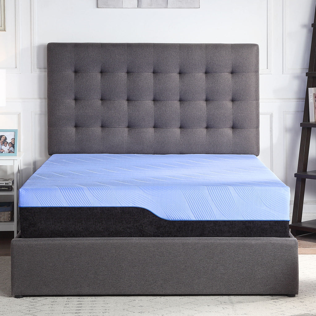 12" Refresh Hybrid Cooling Fast Responding Latex Foam And Coil Mattress by Unique Piece Furniture