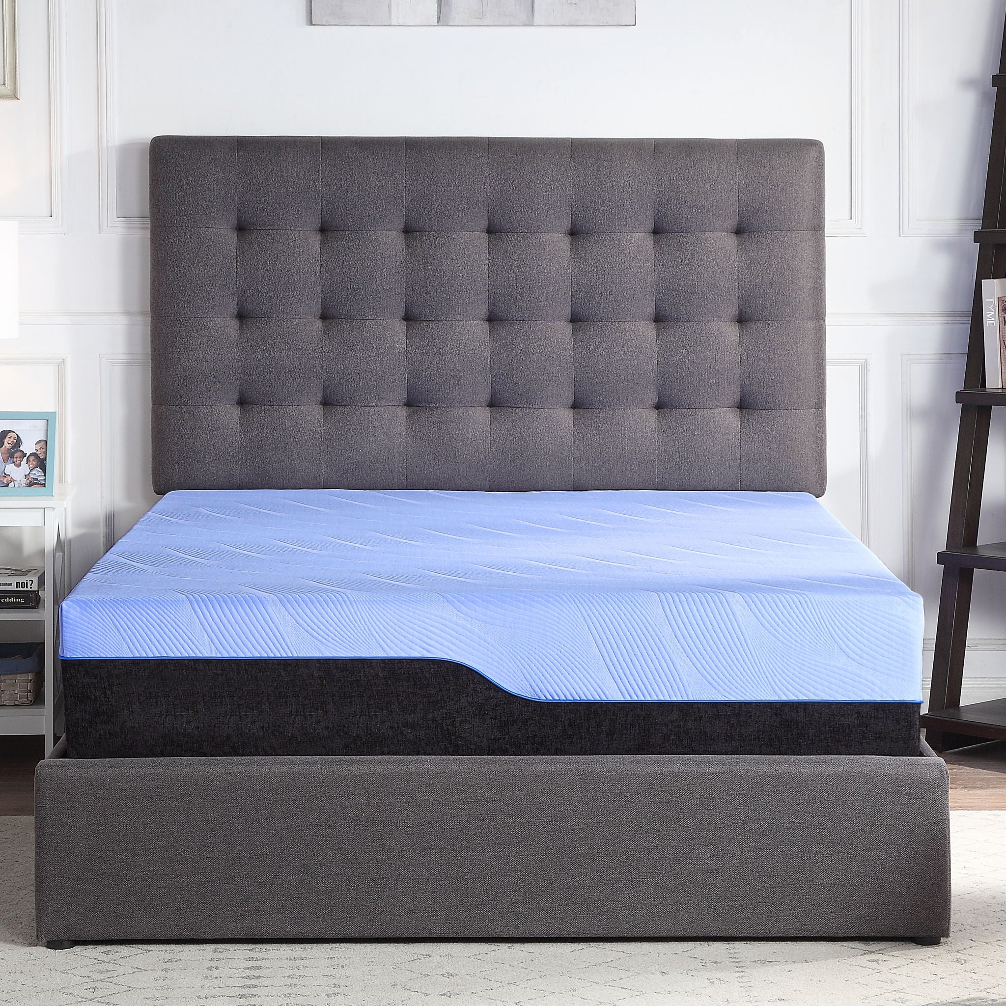 12" Refresh Hybrid Cooling Fast Responding Latex Foam And Coil Mattress by Unique Piece Furniture