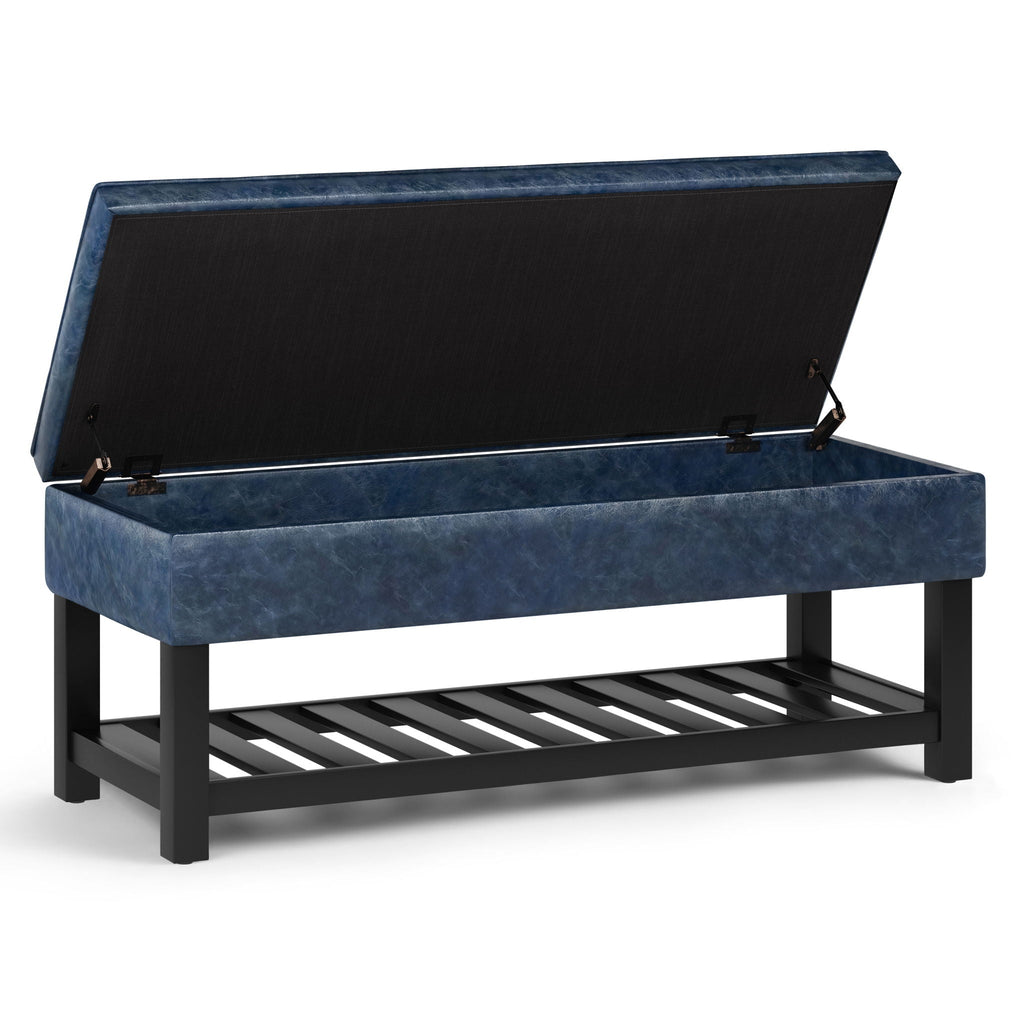 Cosmopolitan - Storage Ottoman Bench With Open Bottom by Unique Piece Furniture