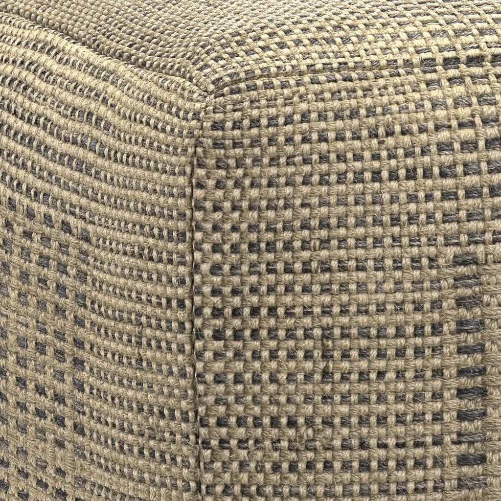 Delilah - Square Woven Pouf - Natural by Unique Piece Furniture
