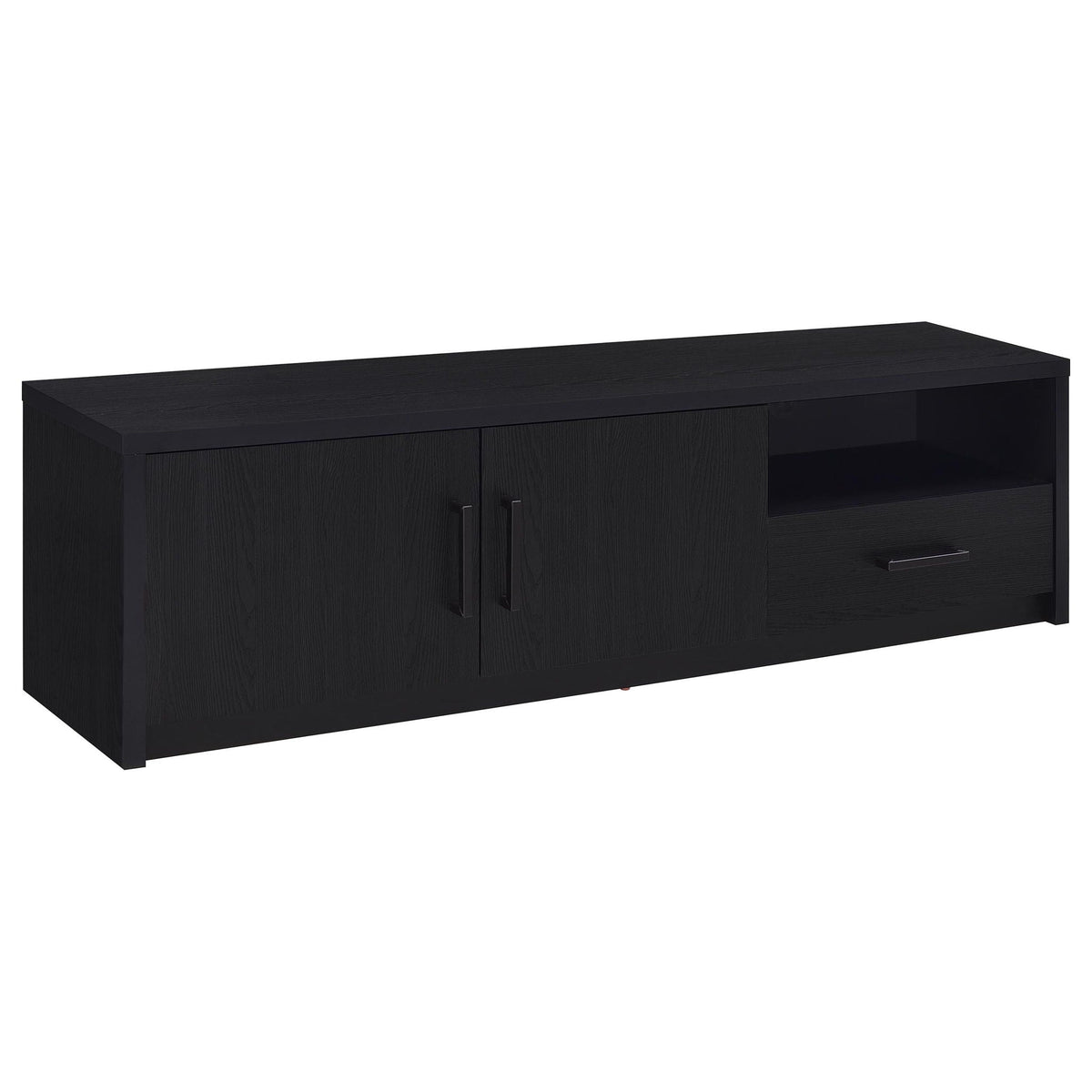 Murray 70-inch 2-door TV Stand Media Console Black by Unique Piece Furniture