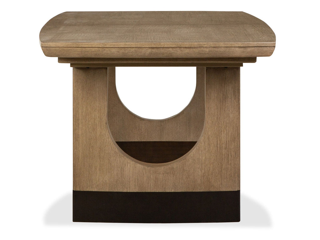 Tristan - Extendable Trestle Dining Table - Swiss Coffee by Unique Piece Furniture