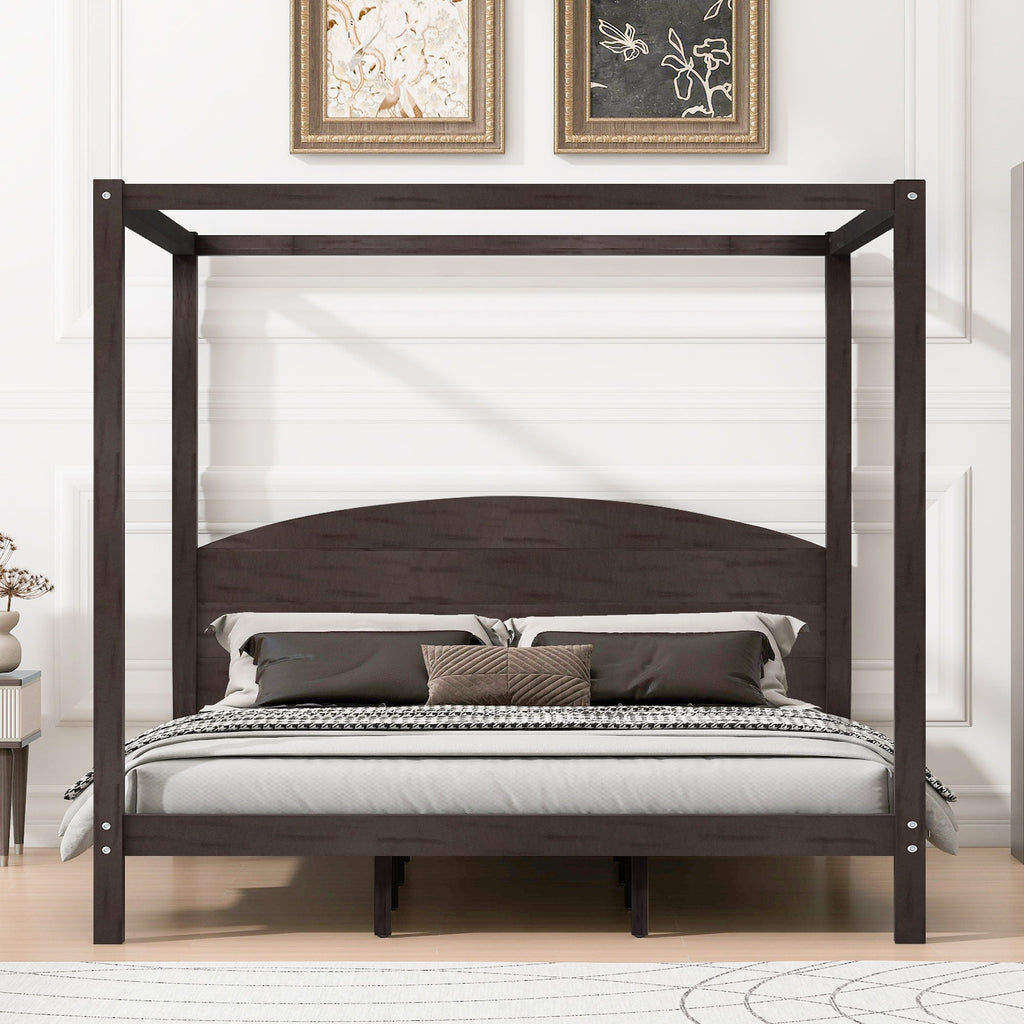 anopy Platform Bed With Headboard And Support Legs by Unique Piece Furniture