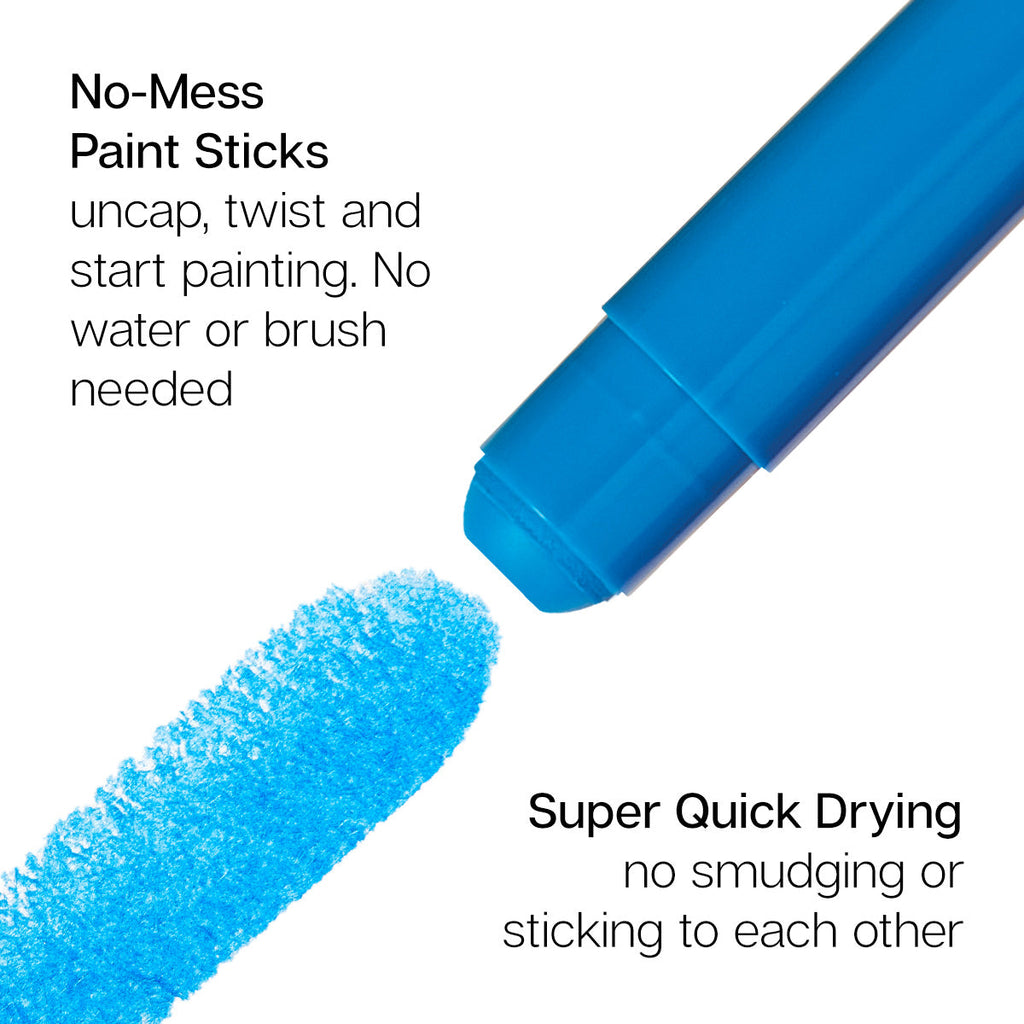 Tempera Paint Sticks, 60 Colors by KINGART