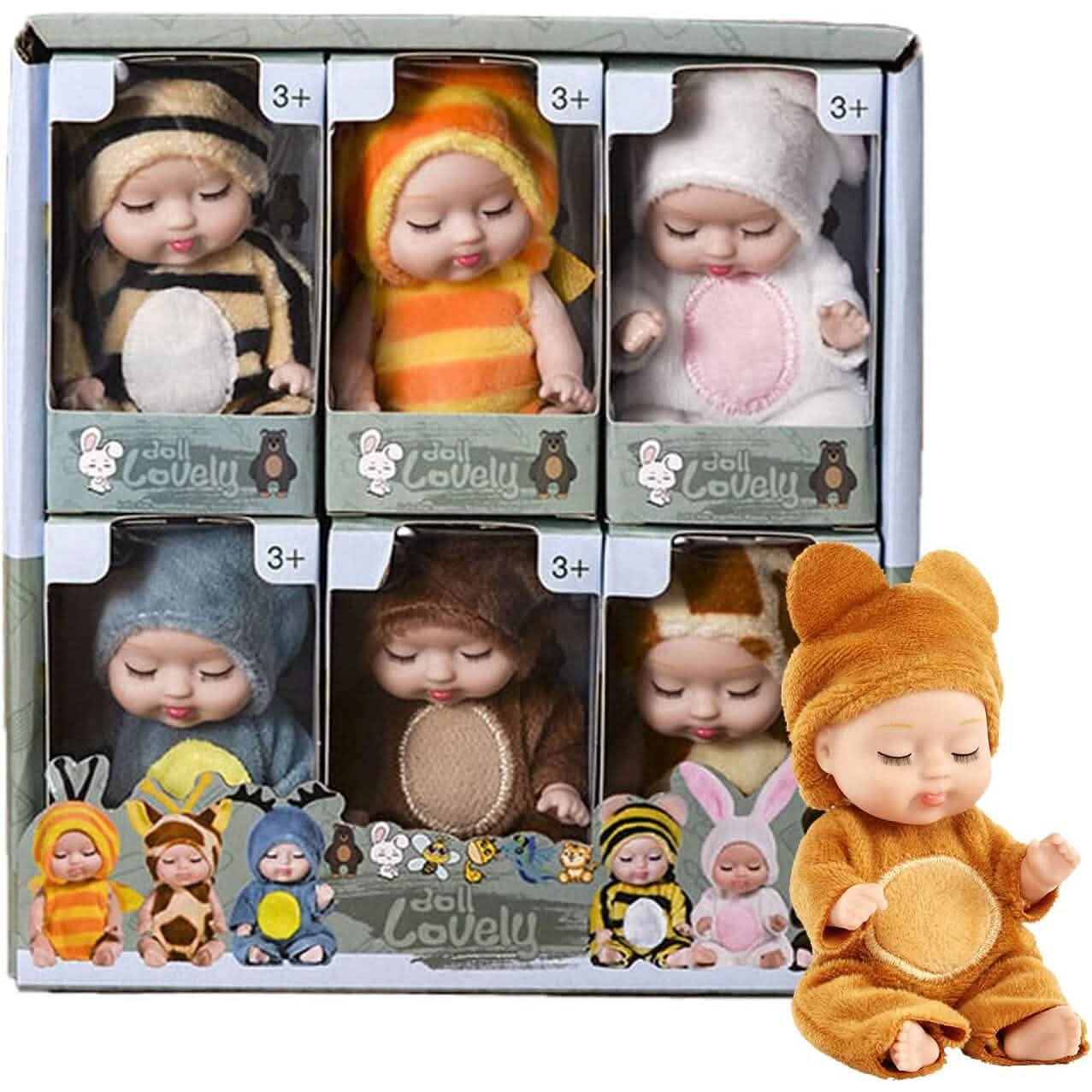 4 Inch Mini Reborn Baby Doll by DailySale