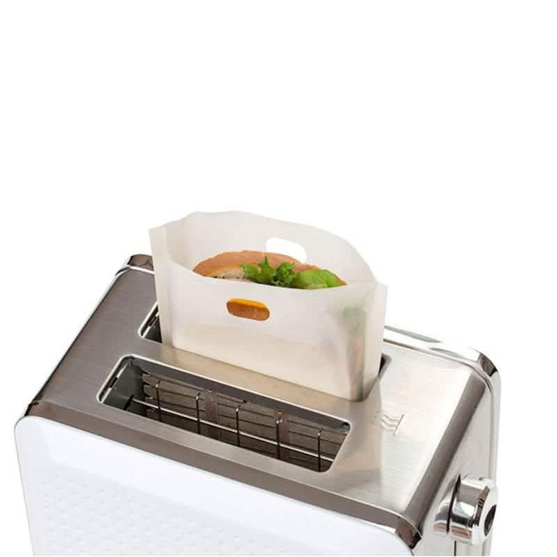 4-Pack: Handy Reusable Nonstick Coated Toaster Bags by DailySale
