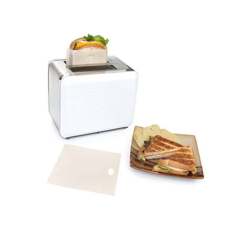 4-Pack: Handy Reusable Nonstick Coated Toaster Bags by DailySale