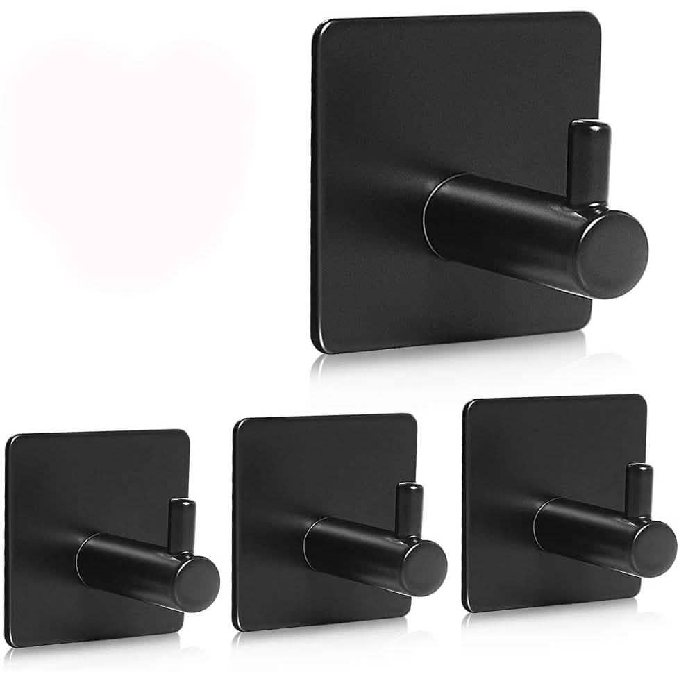 4-Pack: Heavy Duty Durable 304 Stainless Steel Wall Hangers by DailySale