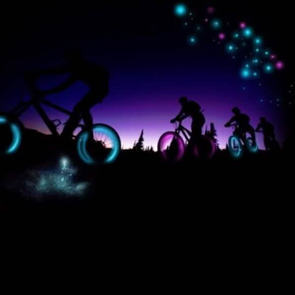 4-Pack: Motion Activated LED Tire Valve Stem Lights by DailySale