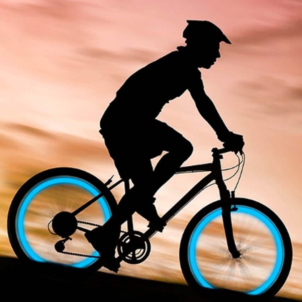 4-Pack: Motion Activated LED Tire Valve Stem Lights by DailySale