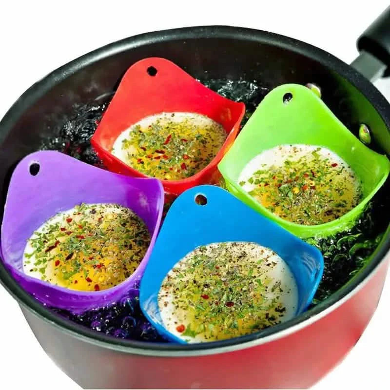 4-Pack: Silicone Egg Cooker by DailySale