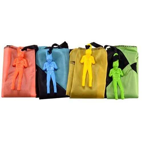 4-Pack: Tangle Free Throwing Toy Parachute by DailySale